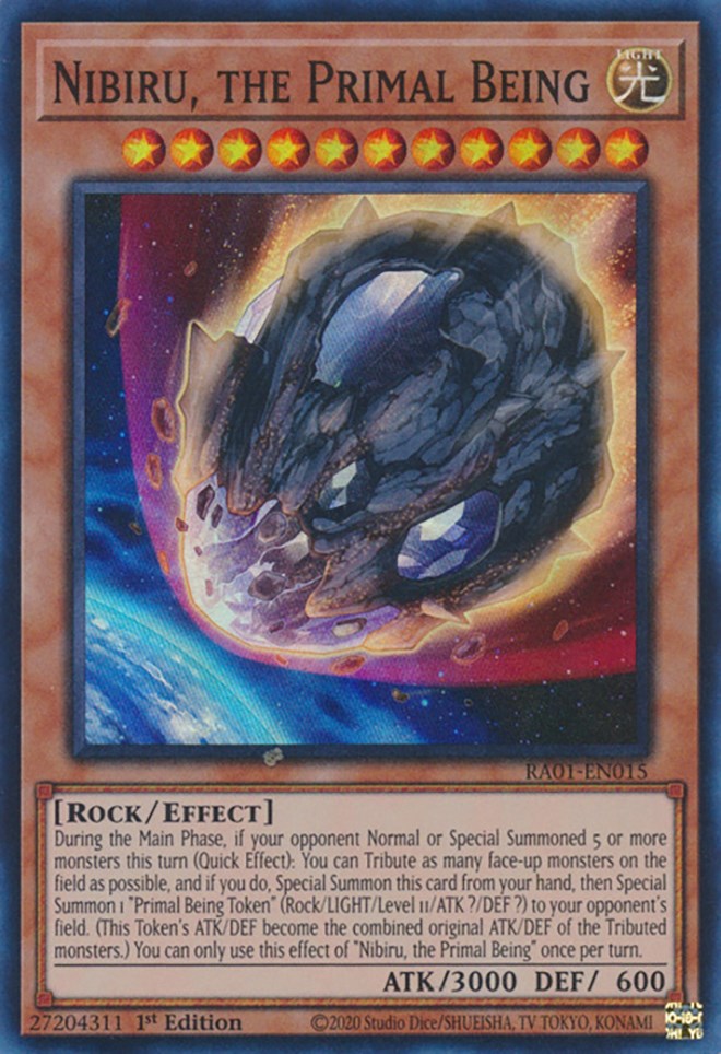 Nibiru, the Primal Being [RA01-EN015] Super Rare | Tables and Towers