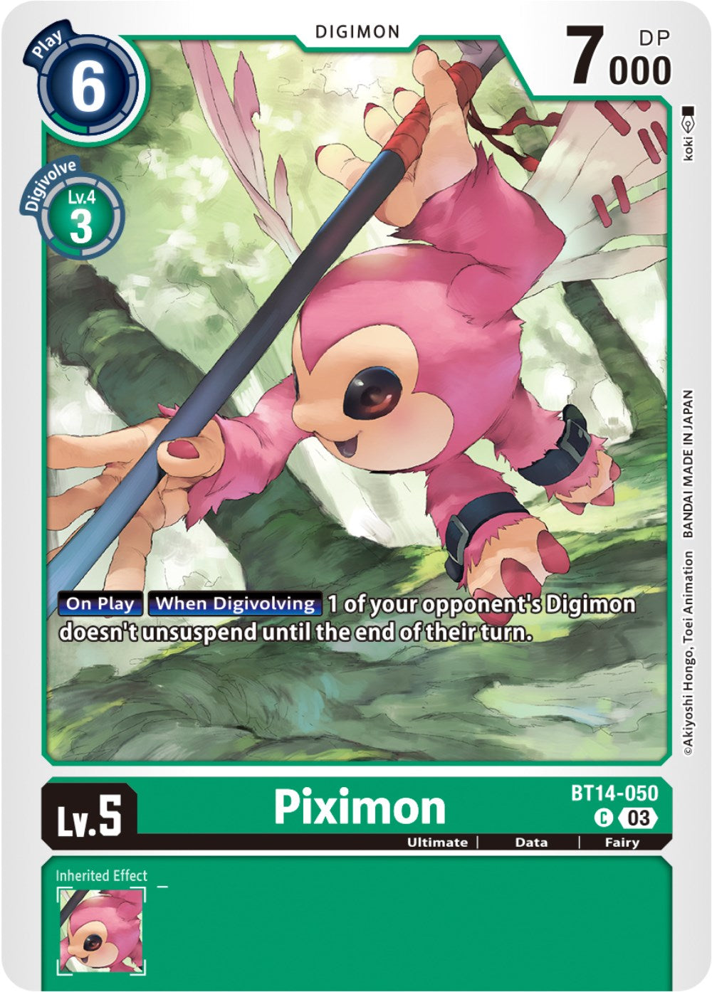 Piximon [BT14-050] [Blast Ace] | Tables and Towers