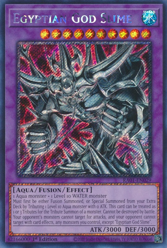 Egyptian God Slime [RA01-EN029] Platinum Secret Rare | Tables and Towers