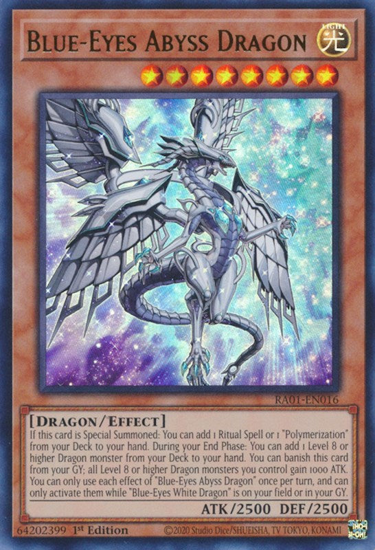 Blue-Eyes Abyss Dragon [RA01-EN016] Ultra Rare | Tables and Towers