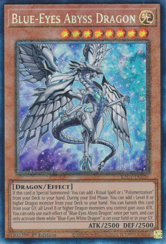 Blue-Eyes Abyss Dragon [RA01-EN016] Prismatic Collector's Rare | Tables and Towers