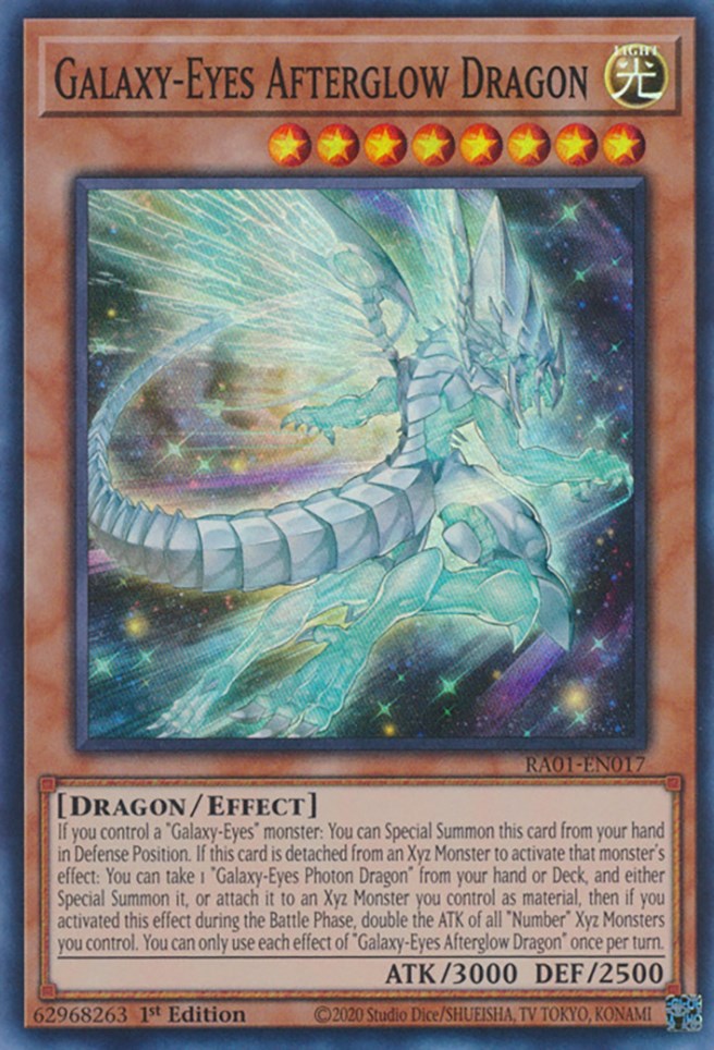 Galaxy-Eyes Afterglow Dragon [RA01-EN017] Super Rare | Tables and Towers