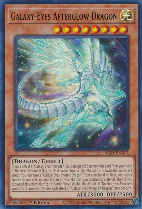 Galaxy-Eyes Afterglow Dragon [RA01-EN017] Ultra Rare | Tables and Towers