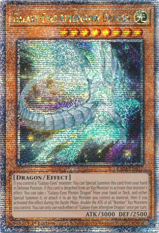 Galaxy-Eyes Afterglow Dragon [RA01-EN017] Quarter Century Secret Rare | Tables and Towers