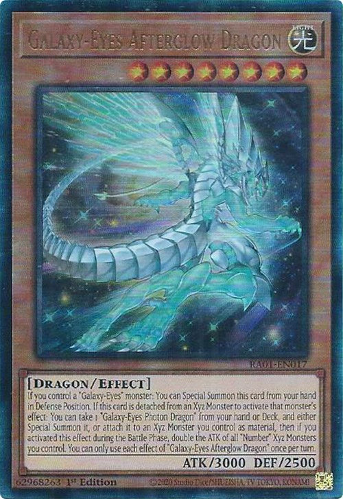 Galaxy-Eyes Afterglow Dragon [RA01-EN017] Prismatic Ultimate Rare | Tables and Towers