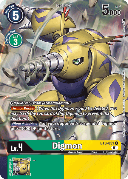 Digmon [BT8-051] (Alternate Art) [New Awakening] | Tables and Towers