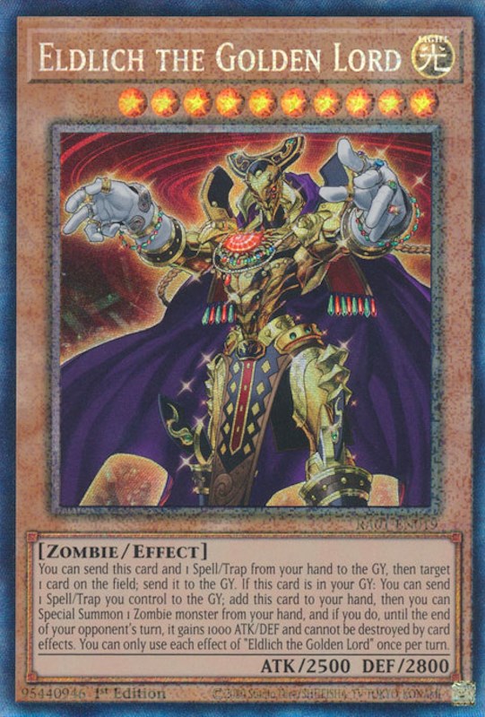 Eldlich the Golden Lord [RA01-EN019] Prismatic Collector's Rare | Tables and Towers