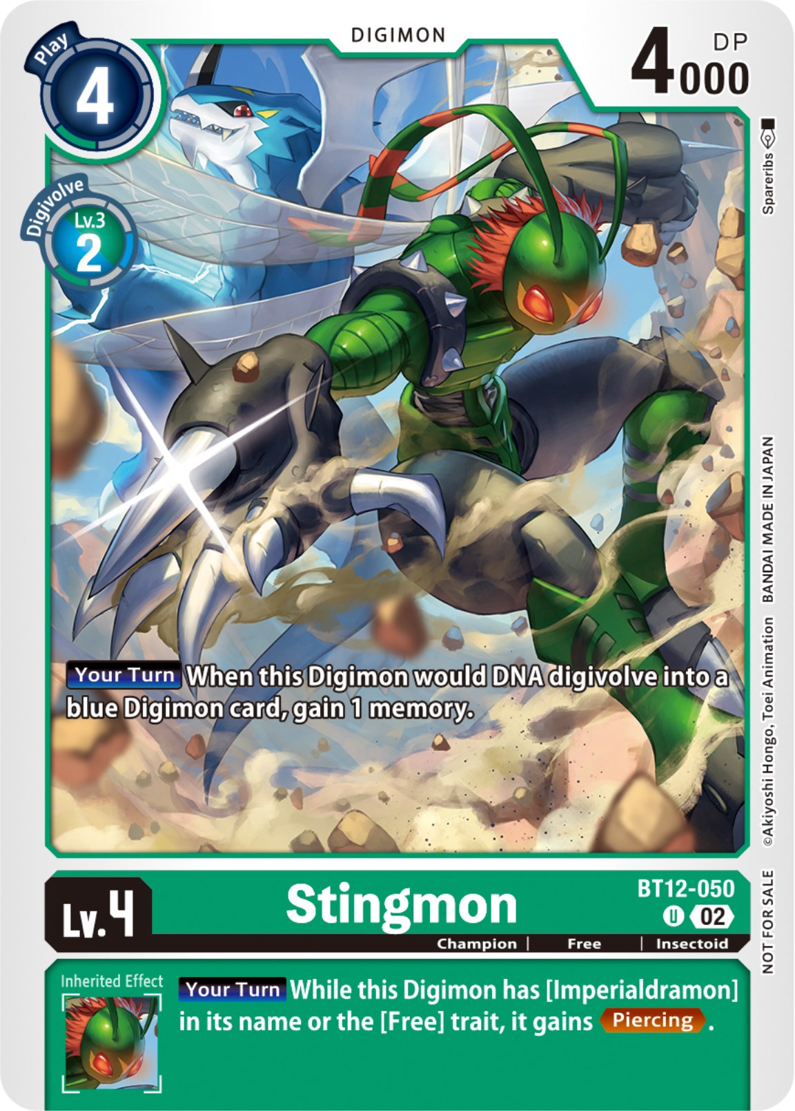 Stingmon [BT12-050] (NYCC 2023 Demo Deck) [Across Time] | Tables and Towers