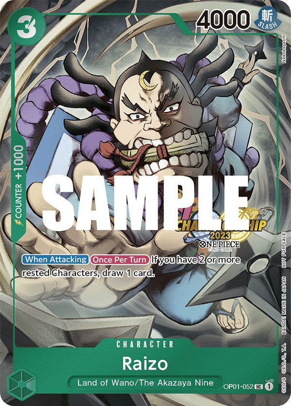 Raizo (CS 2023 Event Pack) [One Piece Promotion Cards] | Tables and Towers