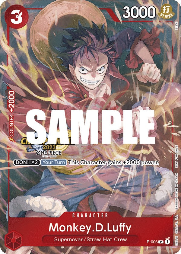 Monkey.D.Luffy (CS 2023 Celebration Pack) [One Piece Promotion Cards] | Tables and Towers