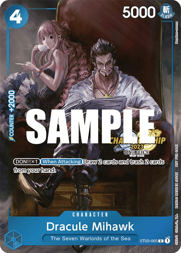 Dracule Mihawk (CS 2023 Celebration Pack) [One Piece Promotion Cards] | Tables and Towers