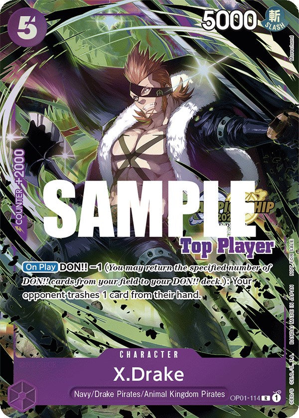 X.Drake (CS 2023 Top Players Pack) [One Piece Promotion Cards] | Tables and Towers