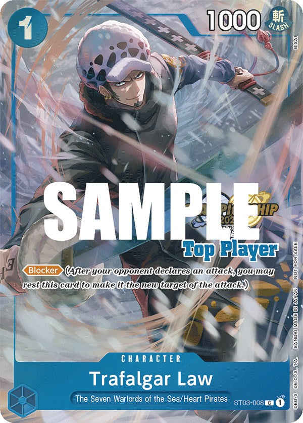 Trafalgar Law (CS 2023 Top Players Pack) [One Piece Promotion Cards] | Tables and Towers