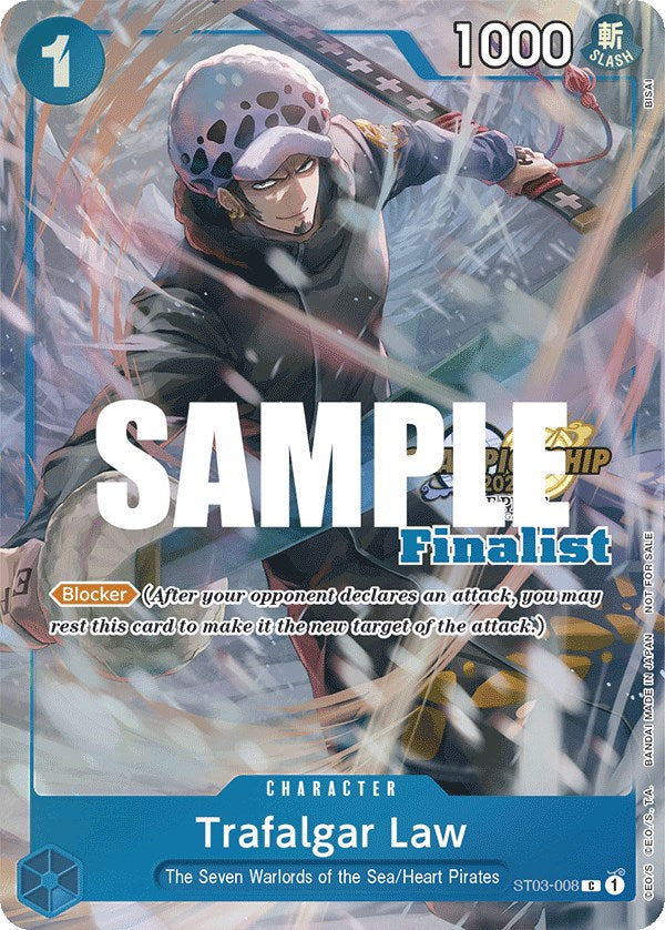 Trafalgar Law (CS 2023 Top Players Pack) [Finalist] [One Piece Promotion Cards] | Tables and Towers