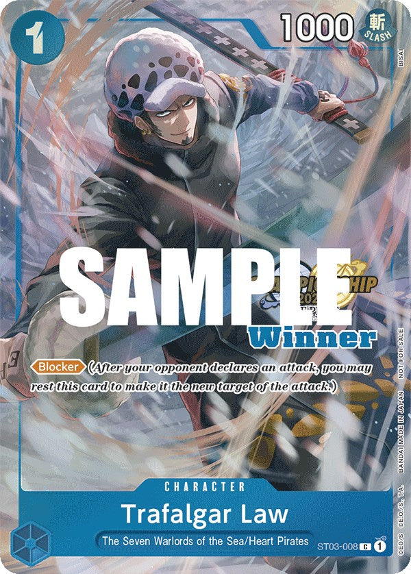 Trafalgar Law (CS 2023 Top Players Pack) [Winner] [One Piece Promotion Cards] | Tables and Towers