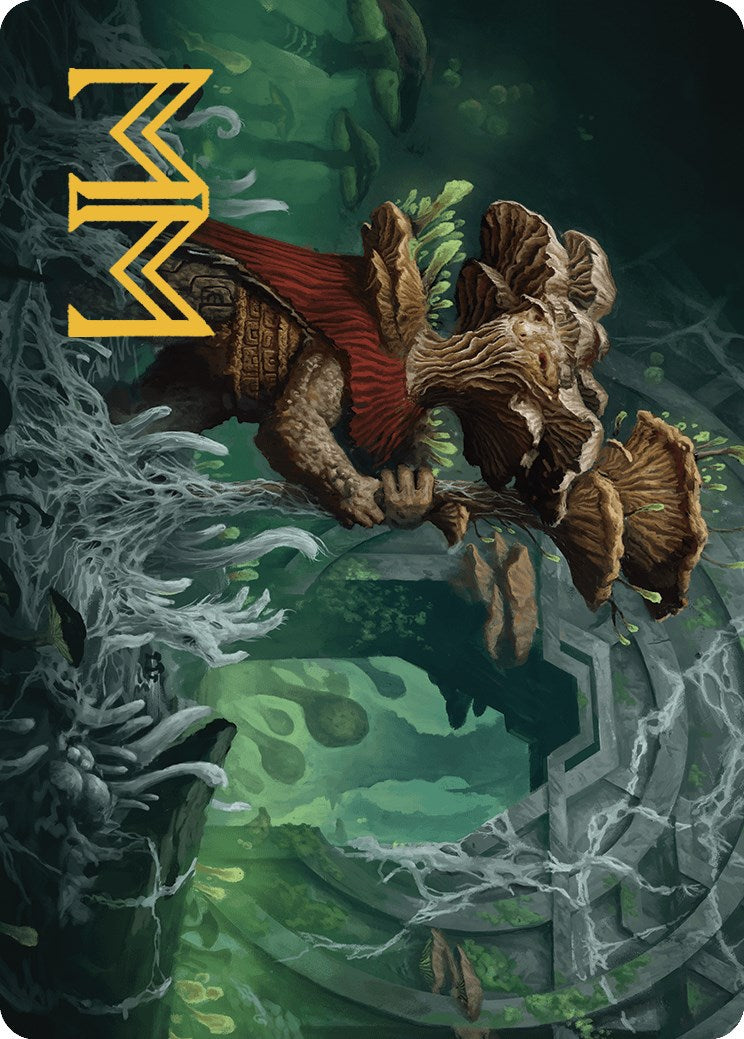 Tendril of the Mycotyrant Art Card (Gold-Stamped Signature) [The Lost Caverns of Ixalan Art Series] | Tables and Towers