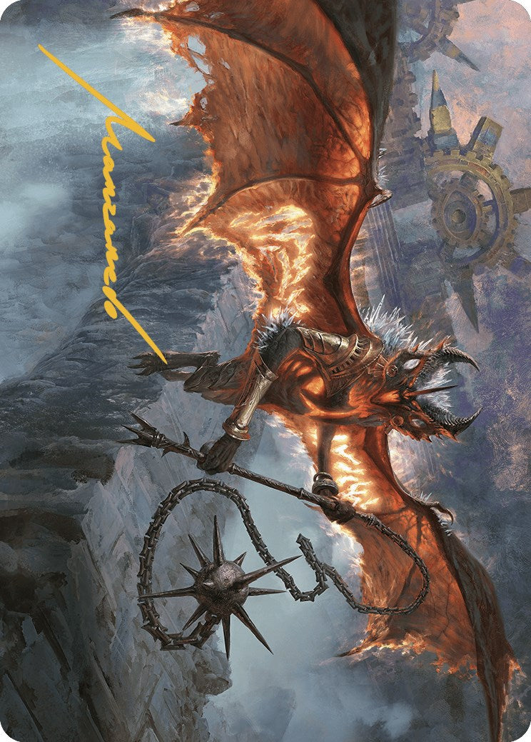 Bloodletter of Aclazotz Art Card (15/81) (Gold-Stamped Signature) [The Lost Caverns of Ixalan Art Series] | Tables and Towers