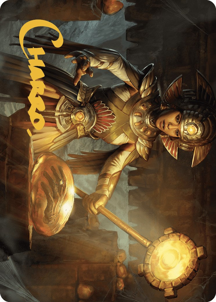 Curator of Sun's Creation Art Card (Gold-Stamped Signature) [The Lost Caverns of Ixalan Art Series] | Tables and Towers