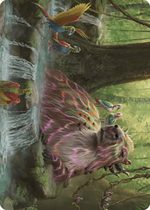 Basking Capybara Art Card [The Lost Caverns of Ixalan Art Series] | Tables and Towers