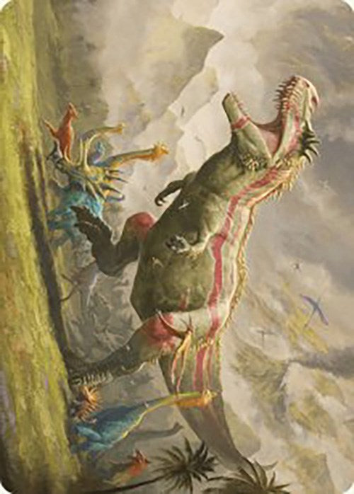 Ghalta, Stampede Tyrant Art Card [The Lost Caverns of Ixalan Art Series] | Tables and Towers