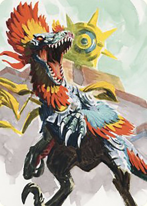 Pantlaza, Sun-Favored Art Card [The Lost Caverns of Ixalan Art Series] | Tables and Towers