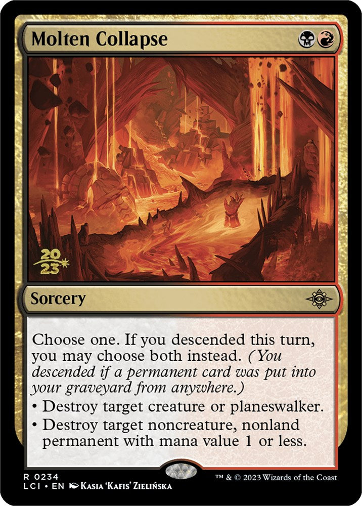 Molten Collapse [The Lost Caverns of Ixalan Prerelease Cards] | Tables and Towers