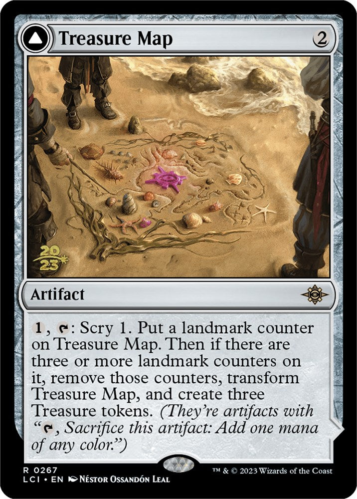 Treasure Map // Treasure Cove [The Lost Caverns of Ixalan Prerelease Cards] | Tables and Towers