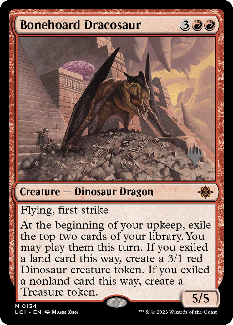 Bonehoard Dracosaur (Promo Pack) [The Lost Caverns of Ixalan Promos] | Tables and Towers