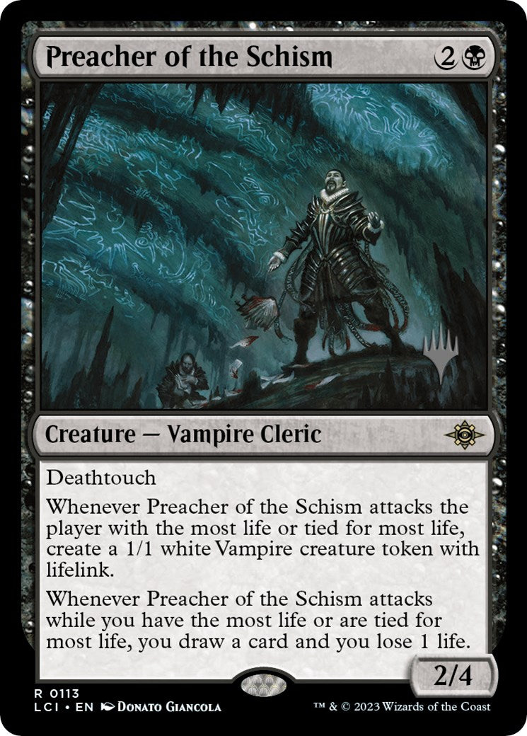 Preacher of the Schism (Promo Pack) [The Lost Caverns of Ixalan Promos] | Tables and Towers