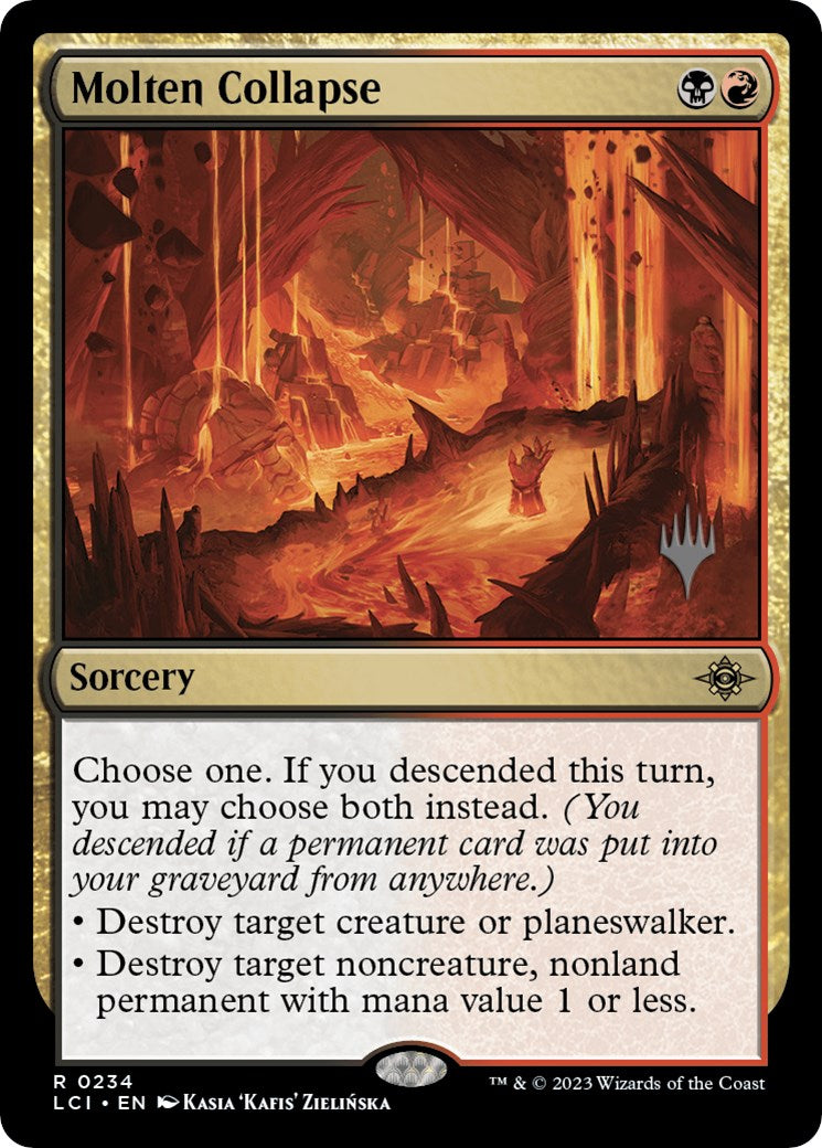 Molten Collapse (Promo Pack) [The Lost Caverns of Ixalan Promos] | Tables and Towers