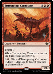 Trumpeting Carnosaur (Promo Pack) [The Lost Caverns of Ixalan Promos] | Tables and Towers