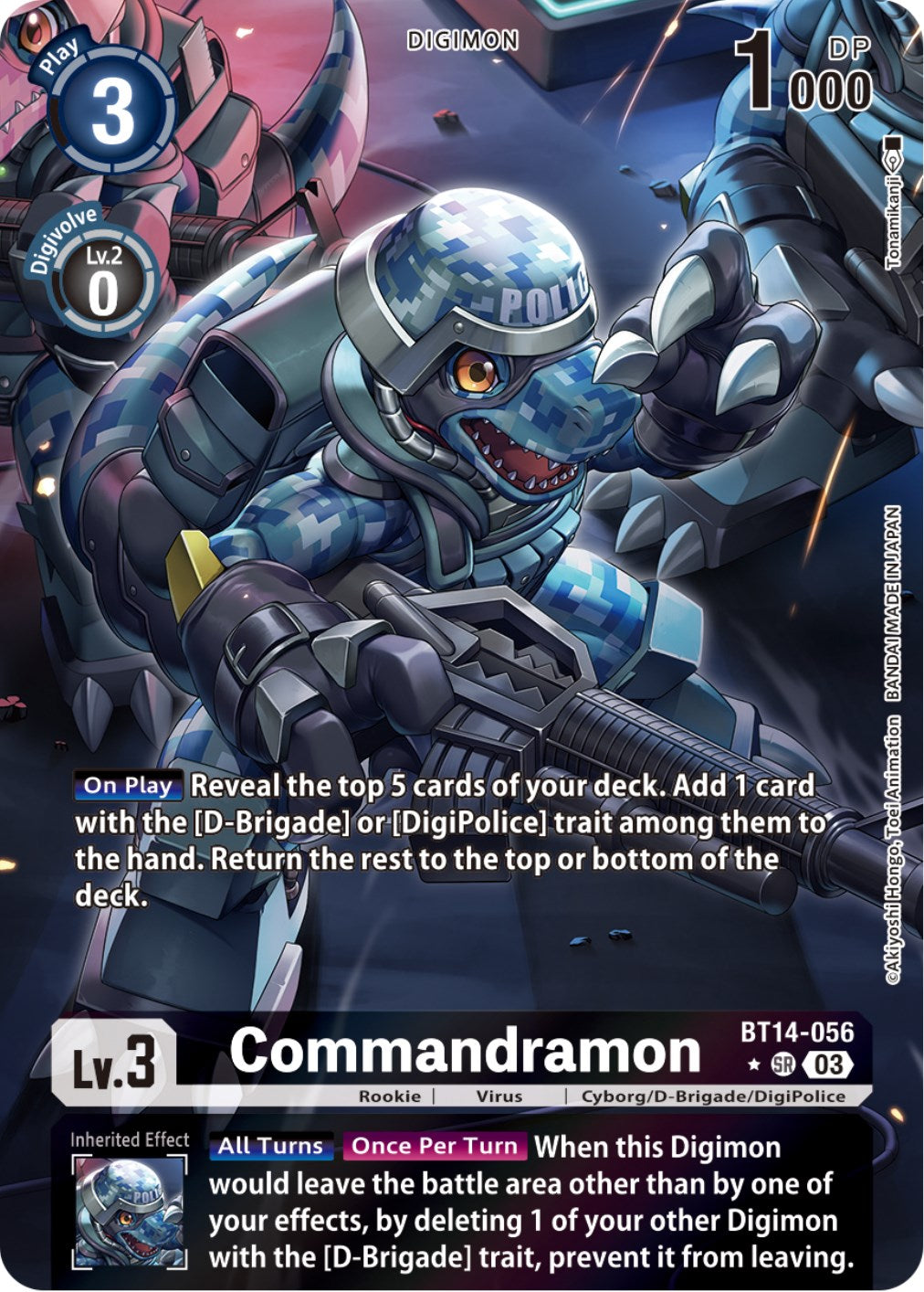 Commandramon [BT14-056] (Alternate Art) [Blast Ace] | Tables and Towers