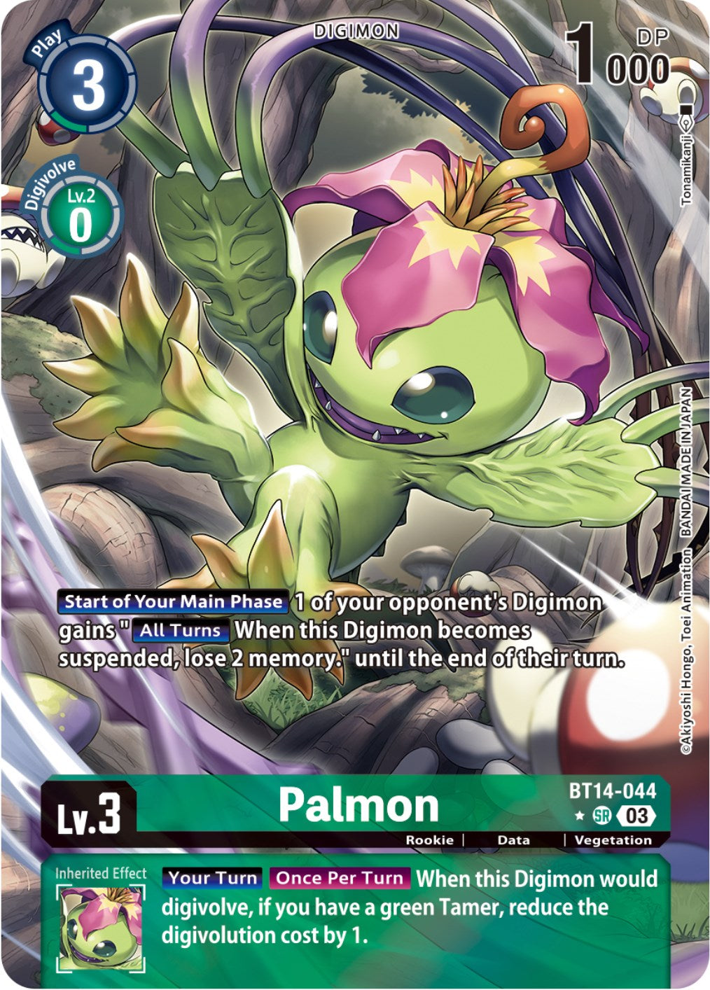 Palmon [BT14-044] (Alternate Art) [Blast Ace] | Tables and Towers