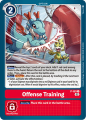 Offense Training [P-103] (Blast Ace Box Topper) [Promotional Cards] | Tables and Towers