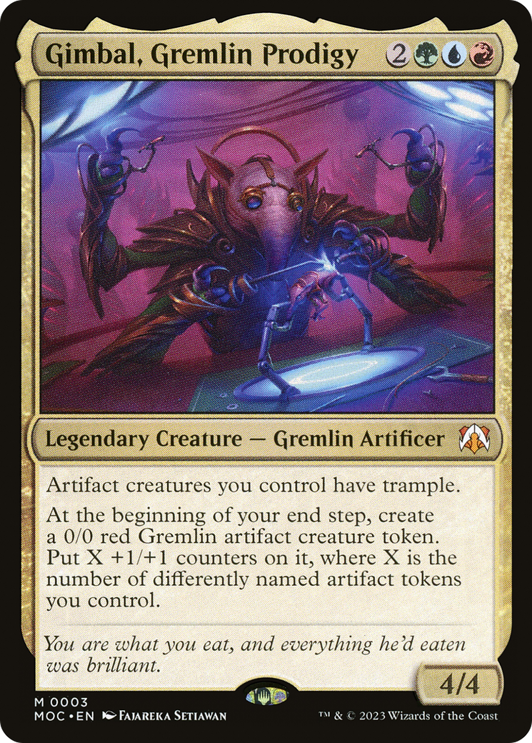 Gimbal, Gremlin Prodigy [March of the Machine Commander] | Tables and Towers