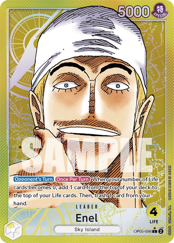 Enel (Alternate Art) [Awakening of the New Era] | Tables and Towers