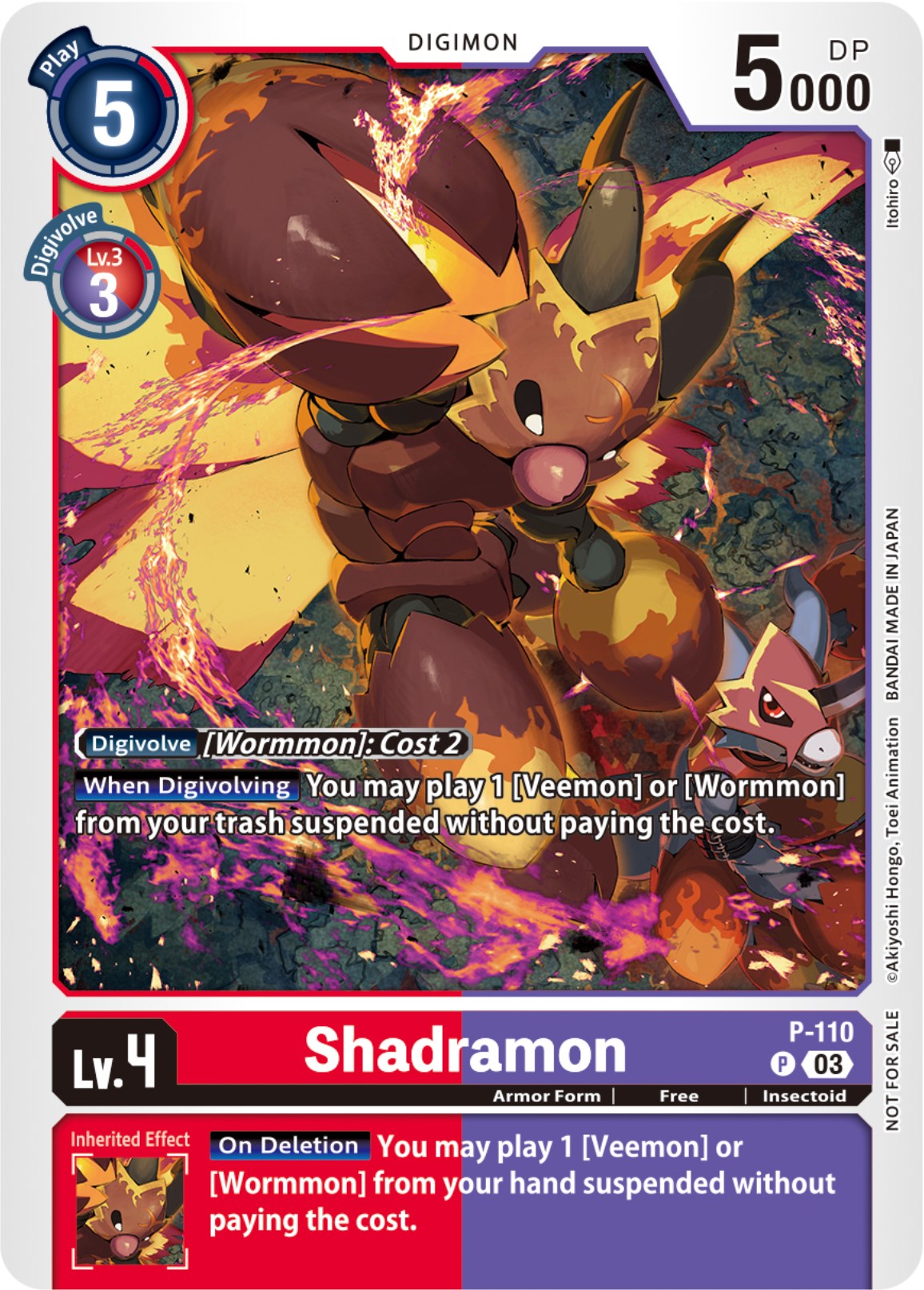 Shadramon [P-110] (3rd Anniversary Survey Pack) [Promotional Cards] | Tables and Towers