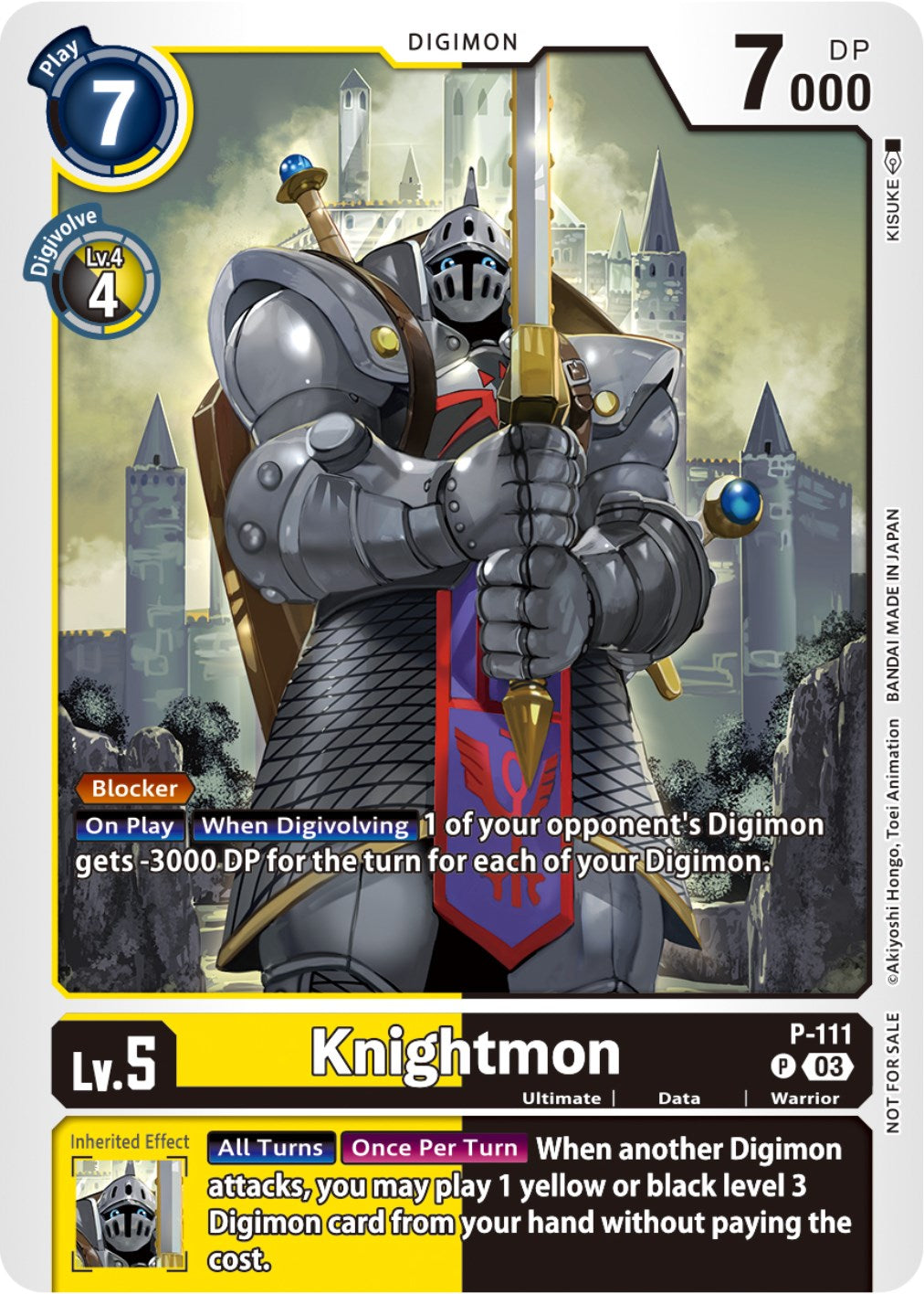 Knightmon [P-111] (3rd Anniversary Survey Pack) [Promotional Cards] | Tables and Towers