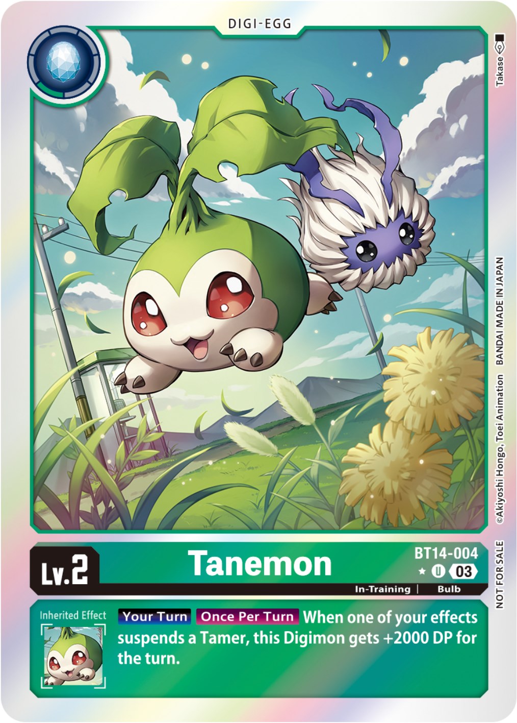 Tanemon [BT14-004] (Blast Ace Box Promotion Pack) [Blast Ace] | Tables and Towers