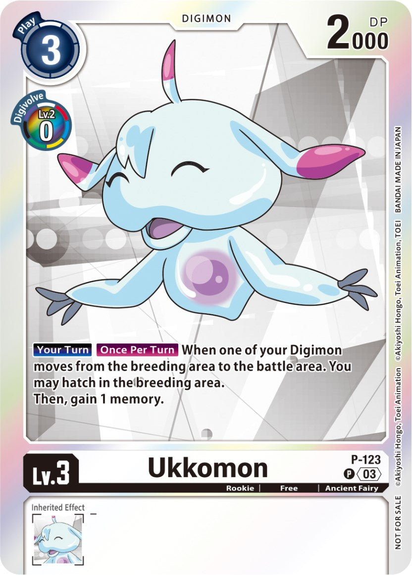 Ukkomon [P-123] (Tamer Party Pack -The Beginning- Ver. 2.0) [Promotional Cards] | Tables and Towers