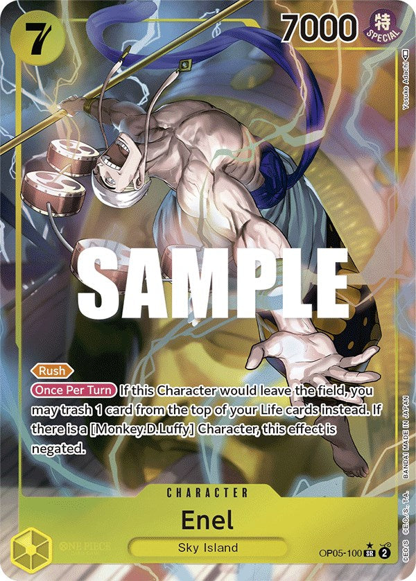 Enel (Alternate Art) [Awakening of the New Era] | Tables and Towers