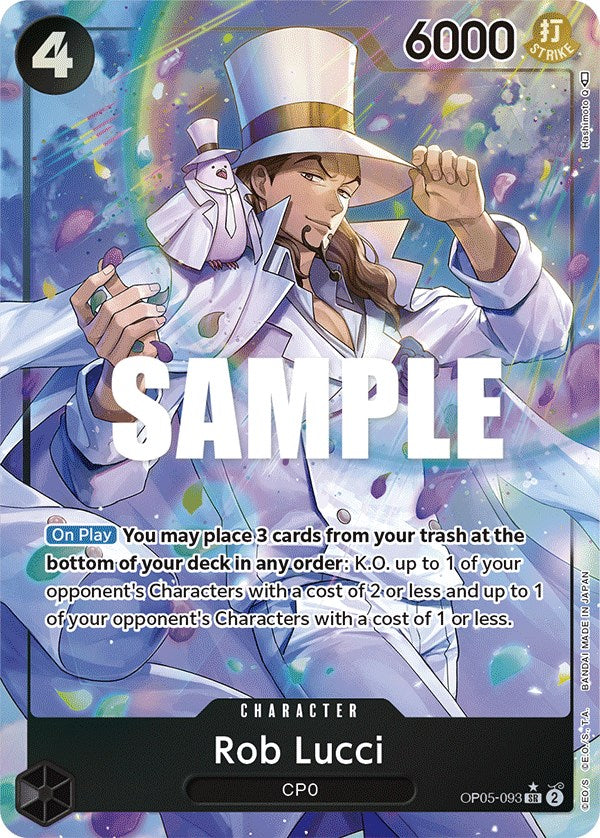 Rob Lucci (Alternate Art) [Awakening of the New Era] | Tables and Towers