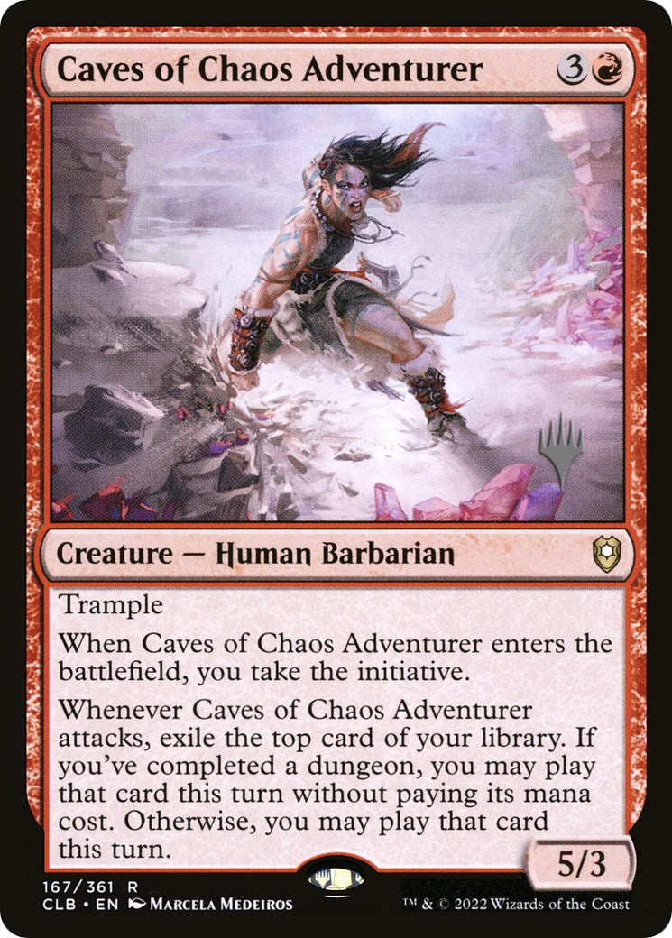 Caves of Chaos Adventurer (Promo Pack) [The Lost Caverns of Ixalan Promos] | Tables and Towers