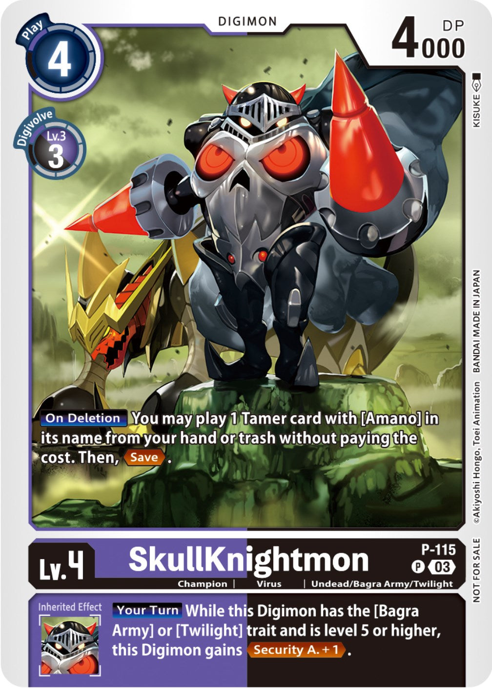 SkullKnightmon [P-115] (3rd Anniversary Survey Pack) [Promotional Cards] | Tables and Towers