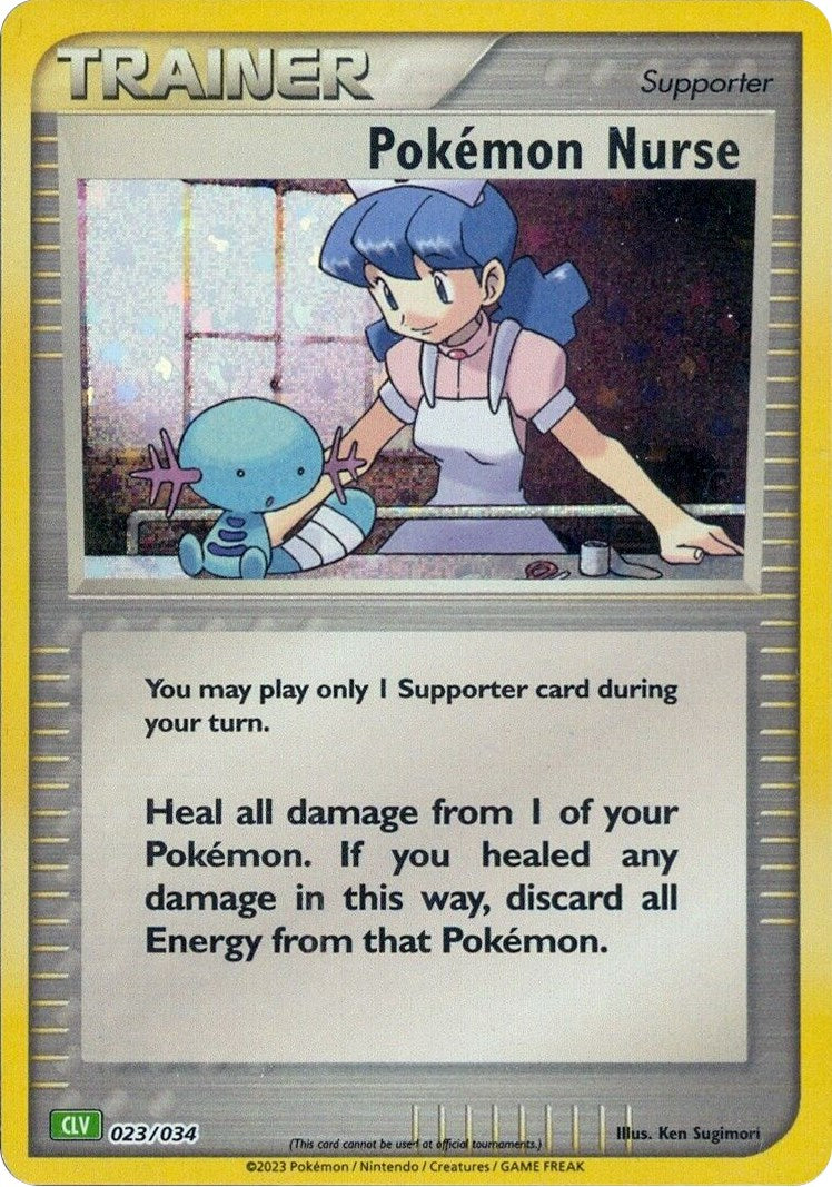 Pokemon Nurse (023/034) [Trading Card Game Classic] | Tables and Towers