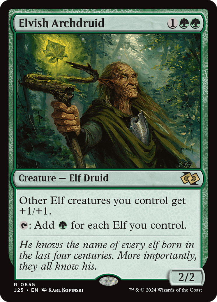 Elvish Archdruid [Foundations Jumpstart] | Tables and Towers