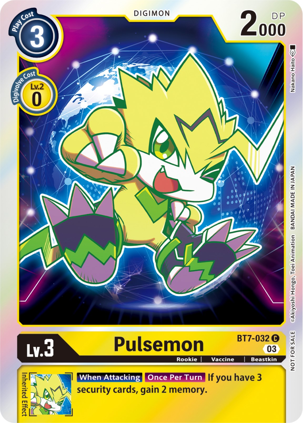 Pulsemon [BT7-032] (Official Tournament Pack Vol.11) [Next Adventure] | Tables and Towers