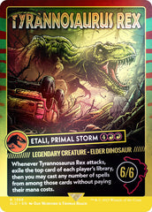 Tyrannosaurus Rex - Etali, Primal Storm (Rainbow Foil) [Secret Lair Drop Series] | Tables and Towers