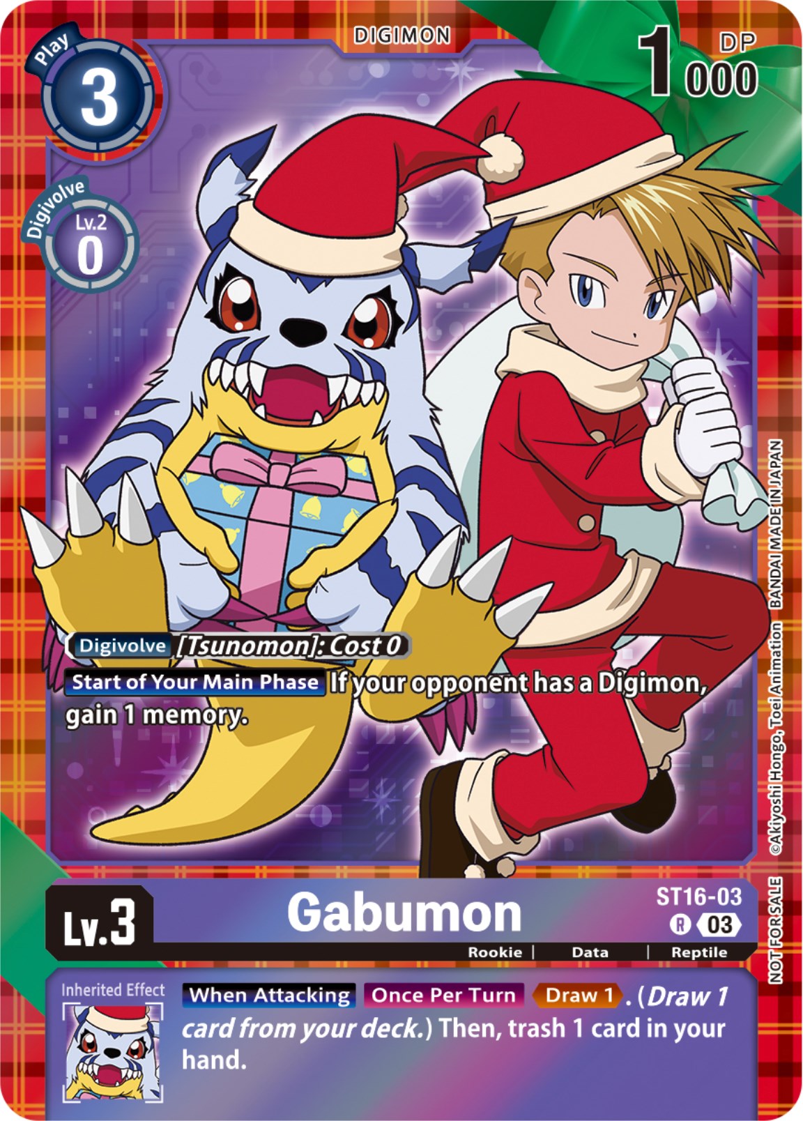 Gabumon [ST16-03] (Winter Holiday 2023) [Starter Deck: Wolf of Friendship] | Tables and Towers