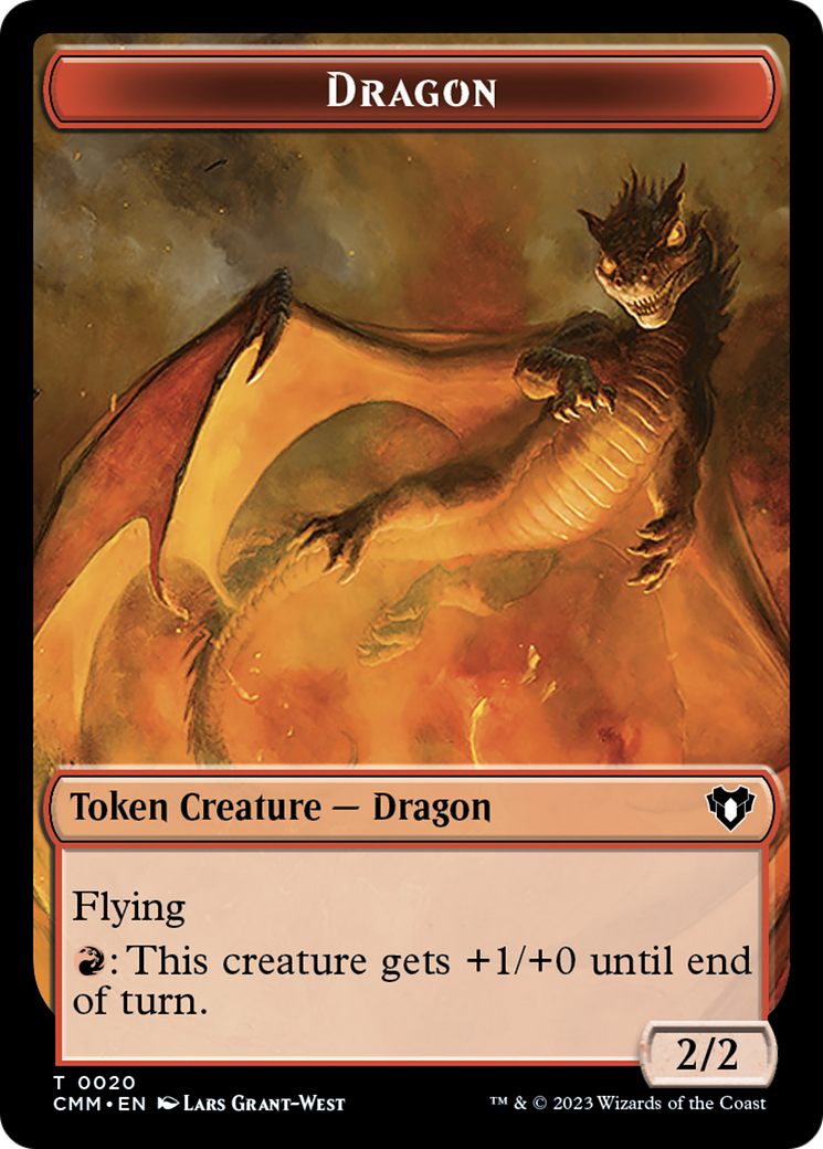 Dragon Token (20) [Commander Masters Tokens] | Tables and Towers